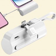 비즈 2in1 도킹 미니보조배터리 5000mAh 갤럭시 아이폰 P10