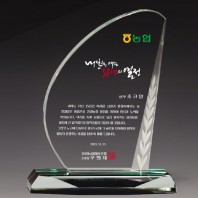 크리스탈 상패 기념패 S8-73-1