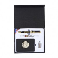 일월오봉도볼펜+곤룡포나전한지가죽명함지갑+메탈USB3종