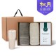 송월타올 리빙 기프트세트 7 (호텔컬렉션 필라라인40 2P + 커피텀블러709ml 1P)