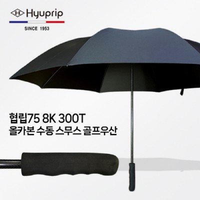 협립75 8K 300T 올카본 수동 스무스 골프우산