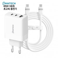 팬택 3포트 65W 충전기 (100W 1M CtoC 케이블 포함)