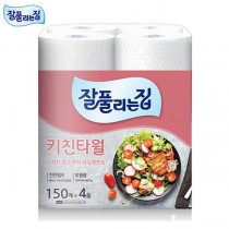 미래생활 잘풀리는집 키친타월 150매x4롤(번들포장)