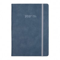 2027 AP15 양장 다이어리 32절 - 블루그레이