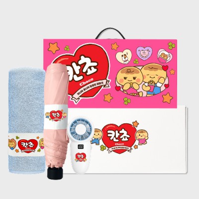라이프스타일 302호 (귀요미 휴대용 선풍기+기라로쉬 3단 슬림 암막 우양산+크로커다일 퍼스널 타올)