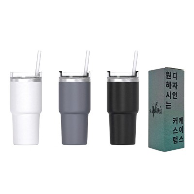 [굿즈 골드넬] 키스크 빨대 텀블러 600ml