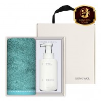 송월 생활공작소 2P 세트 (솔리드 뱀부 타올 1매 + 핸드워시 500ml 1개)