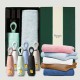 라이트핏 O링손잡이 5단암막양우산+보송보송데일리 순면타올155g 우산선물세트