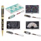 상감청자볼펜+백청자상감운학문자개명함+자개USB3종