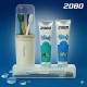 2080  퓨어치약 2개  AR초극세모 칫솔 5개 양치컵 휴대용케이스 세트
