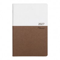 2027 AP19 양장 다이어리 32절 - 브라운