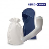 [레포마] 스노우쿨토시 + 모자형 햇빛가리개 복주머니세트