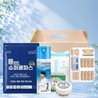 몸편한 구급키트 48호(일체형 파프+유한양행 손흥민 에어파스+안티푸라민 연고+구급밴드 면봉보급형22p)