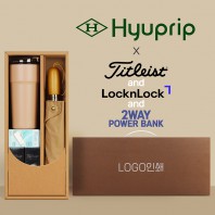 협립 3단60엔티크 고밀도 완전자동우산 +배터리+락앤락 메트로카페+타이틀리스트 골프공 6구-세트