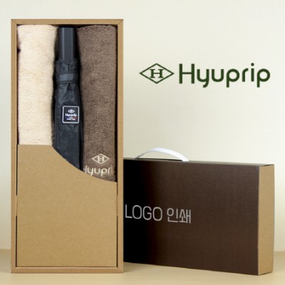 협립 2단 암막 고밀도 VIP 우산/양산 +협립40수호텔코마180타월 2P-세트