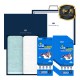 (KF94 마스크,수건세트)라이트호텔무지40 130g 2P, KF94 10장 세트