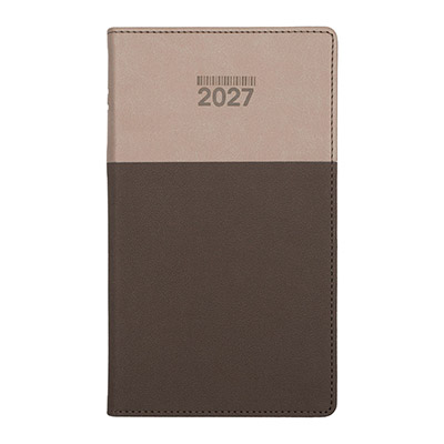 2027 AP16 양장 다이어리 32절 - 애쉬브라운