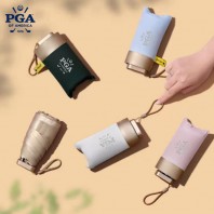 PGA 5단접이식 210T 미니 골드코팅 우양산_(UPF50+)(0189964)