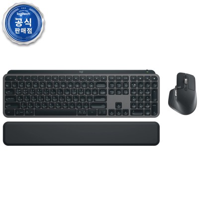 로지텍 코리아 정품 키보드마우스세트 MX KEYS S 콤보