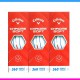 캘러웨이 크롬소프트 360 트리플트랙 9구세트 (3pc)