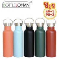 [보틀로만] 밤부 칼라 이중진공 500ml (칼라인쇄 가능)