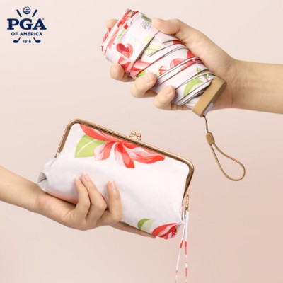 PGA 5단 플라워 파우치가방 양우산(0216941)