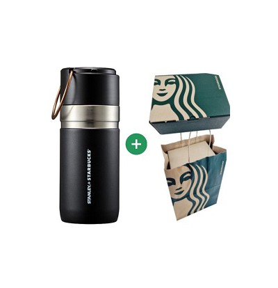 [스타벅스] SS 블랙 앤 골드 스탠리 보온병 500ml 1P