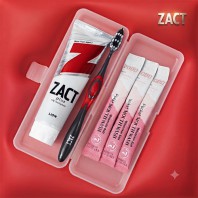 커피 흡연의 흔적 ZACT 작트 치약 칫솔 가글  휴대용 양치세트 5종