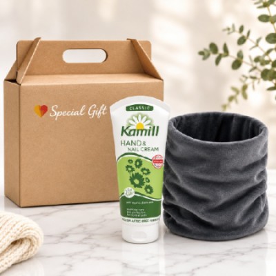 브생건 방한세트 91-1호(벨벳 넥워머+카밀 핸드크림100ml)