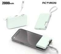 엑티몬 미니 보조배터리 2000mAh