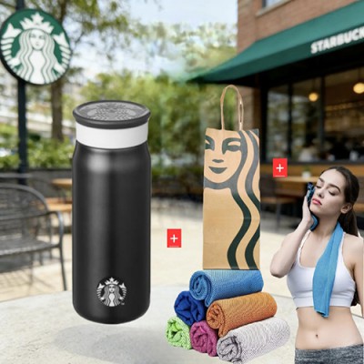 스타벅스 텀블러 355ml+기능성 스포츠 타올+종이 쇼핑백 선물세트