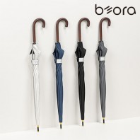 BOR 063 원목 곡자 손잡이 암막 자동 장우산 105 8K