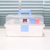 큐어메디 스페셜2호 구급함+13종구급용품 가정용 휴대용 약통 구급상자 약통케이스 약보관함 응급키트