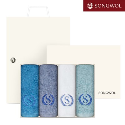 [송월타올] 송월 항균 슈퍼클래스A70 170g 4P 타올세트