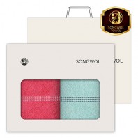 [송월타올] 볼륨40 타올 16수 140g 2매 풀세트