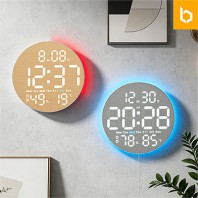 유즈비 컬러백라이트 LED 벽시계 [5572]