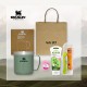 스탠리 캠프머그354ml 텀블러 세트2호 니치칫솔 카밀핸드크림100ml 치실 칫솔치약세트(쇼핑백포함)