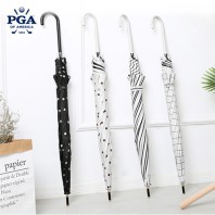 PGA_61x8K도트스트라이프체크패턴곡자 장우산_암막+케이스별도구매(0215759)