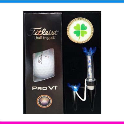 타이틀리스트 pro v1 3구 볼마커 자석티세트 (3pc)
