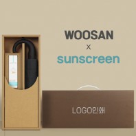 가르시아 3단 블랙곡자손 완전자동우산 +선크림-세트