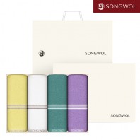 [송월타올] 송월 레일 40 (130g) 4P 타올세트
