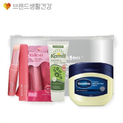브생건580호 3종세트(카밀핸드크림+멘소래담 컬러아이스 립밤+바세린 젤리)