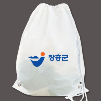 유백 비닐가방/양줄백팩/비닐배낭/짐색/백쌕