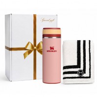스탠리 트랜짓 트위스트플립 머그 355ml + 고급핸드타올1P세트