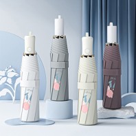 자동 양우산 튤립 3단 경량우산 Z2630