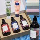 골프명품3종 500ml(헤어샴푸+린스+바디워시)+바세린 or 카밀 핸드크림+송월타올 선물세트