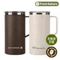 [프롬네이쳐] 친환경 커피가루 오피스 머그 600ml