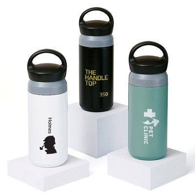 THE 핸들탑 304 이중진공 스텐텀블러 350ml /스텐텀블러/보온텀블러