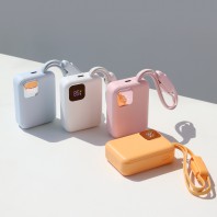 레파 GT03 35W 초고속충전 내장케이블 보조배터리 10000mAh