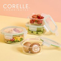 코렐_코디네이츠 브리즈 유리밀폐용기 혼합 4종